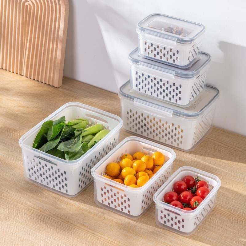 Refrigerator Storage Box Portioning Box