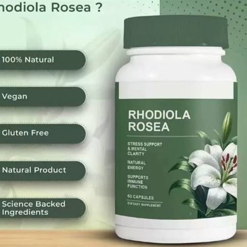 60 Red Ginseng Rose Capsules