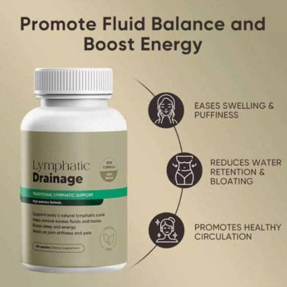 Body Lymphatic Drainage Capsules 60 Count