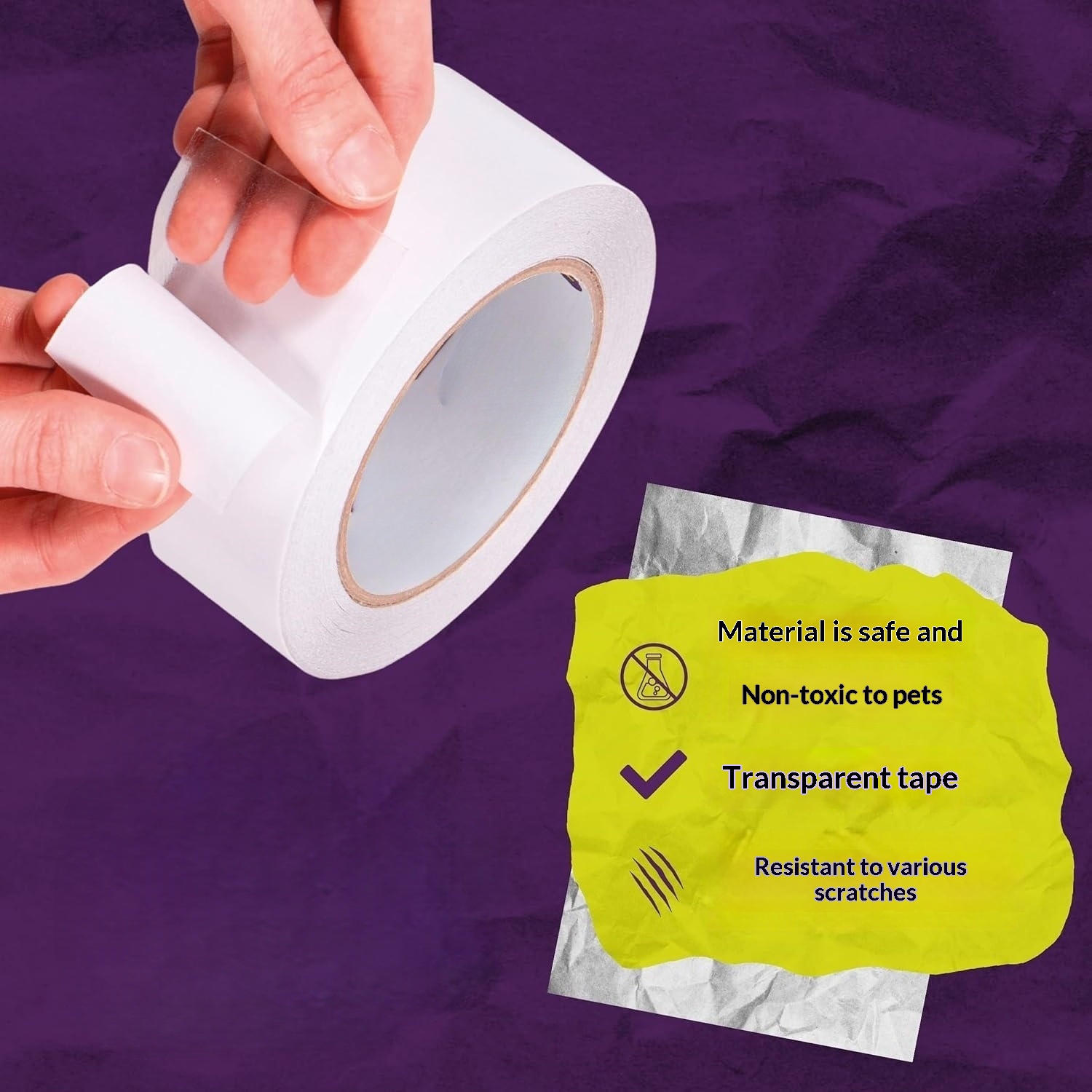 Transparent PET Furniture Scratch-protection Tape For Cat Training And Anti-scratching
