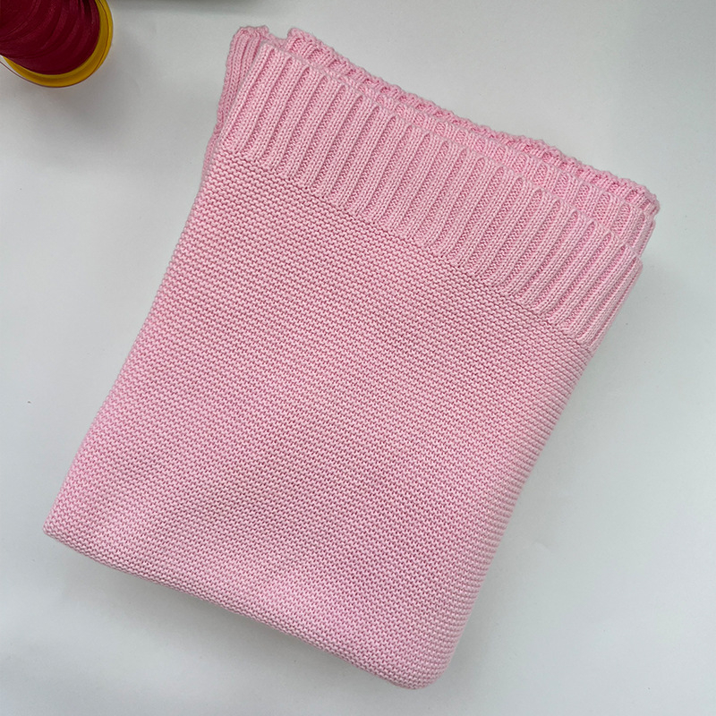 Holding The Baby's Sleeping Blanket With A Napkin For Children