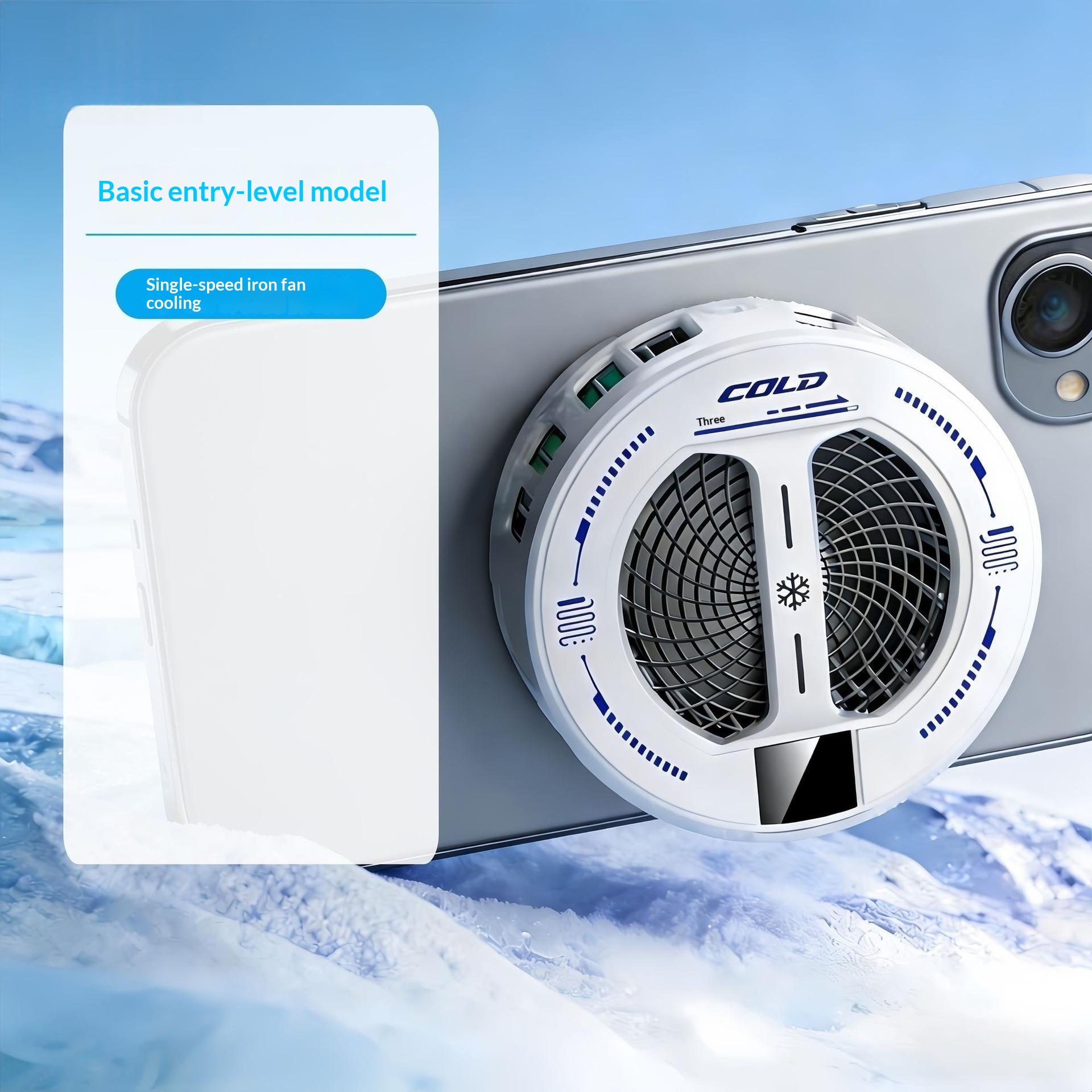Semiconductor Magnetic Back Mount Phone Cooler