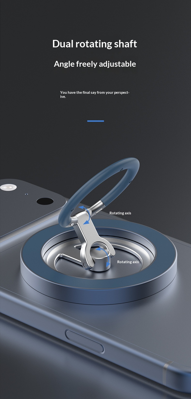PHAEVOX MagRing Stand foldable phone kickstand