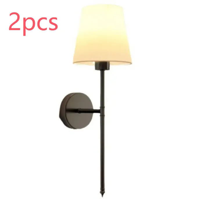Amazon American Wall Lamp Simple Modern Bedroom Bedside Lamp Nordic Home Living Room Aisle Balcony Monocephalic Wall Lamp
