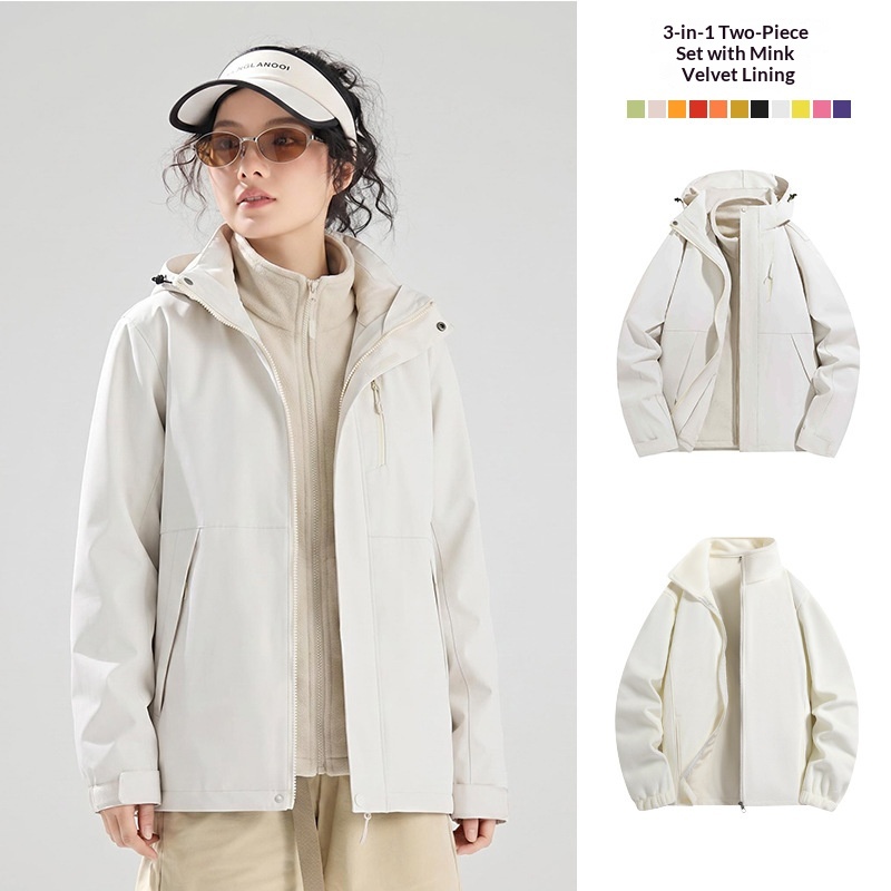 Mens And Womens 3-in-1 Shell Jacket