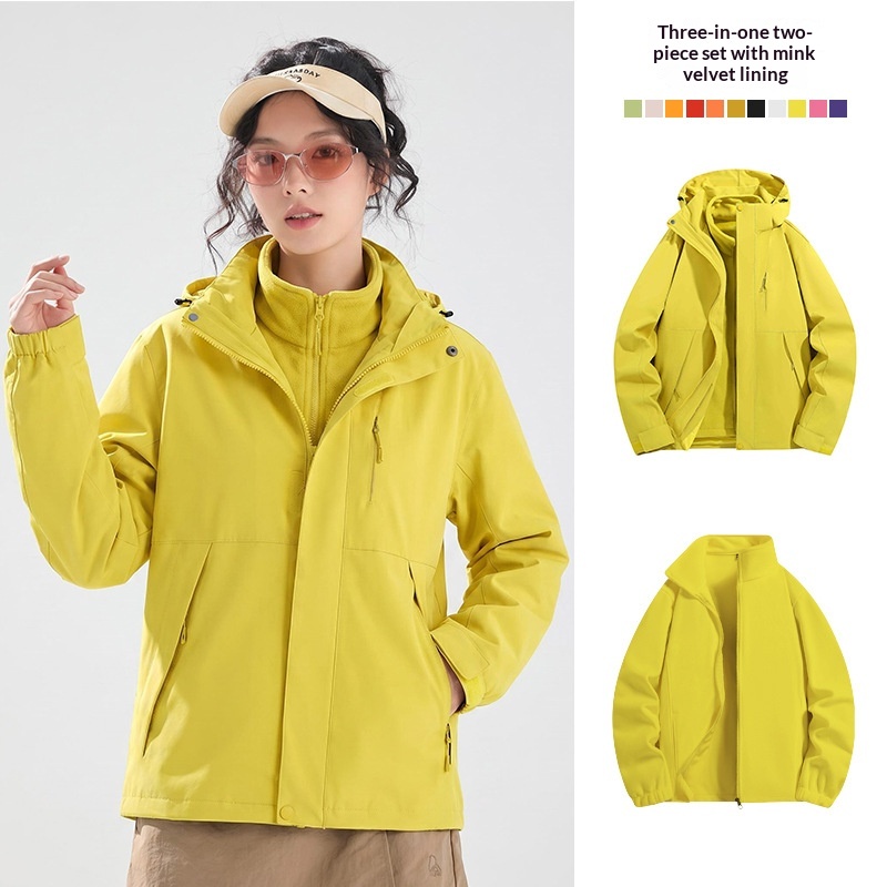 Mens And Womens 3-in-1 Shell Jacket