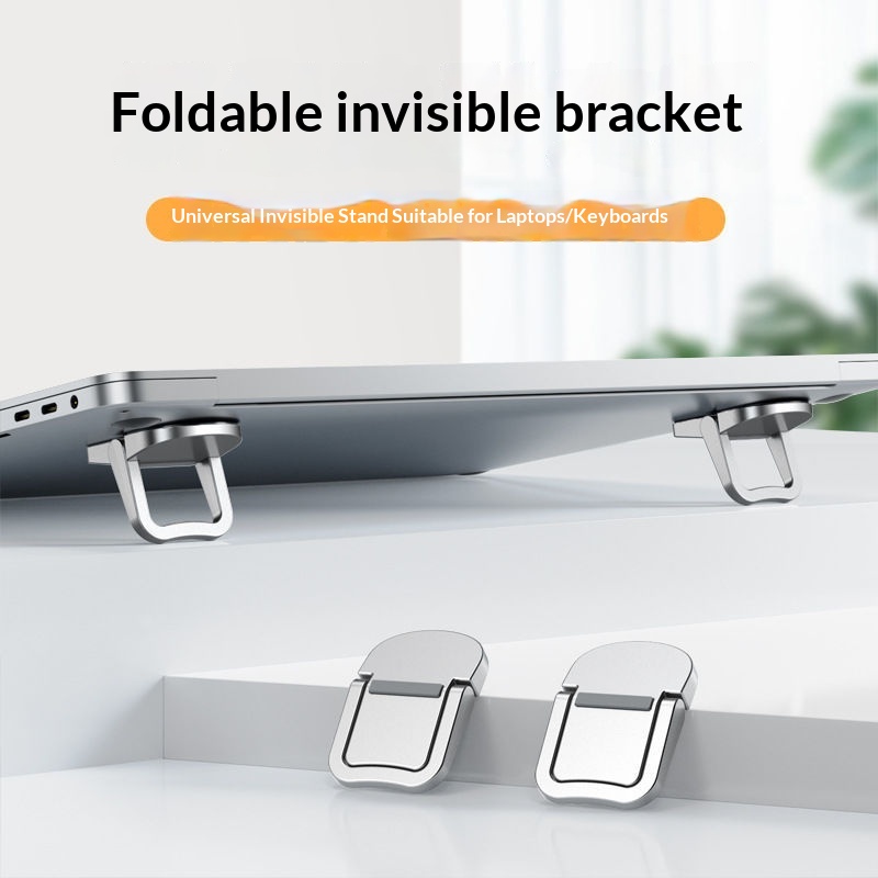 Zinc-alloy Invisible Laptop Stand Holder