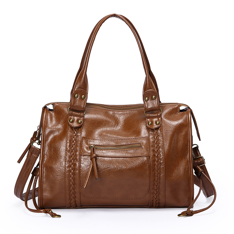 Y2K Womens Retro Large-capacity Shoulder Crossbody Bag