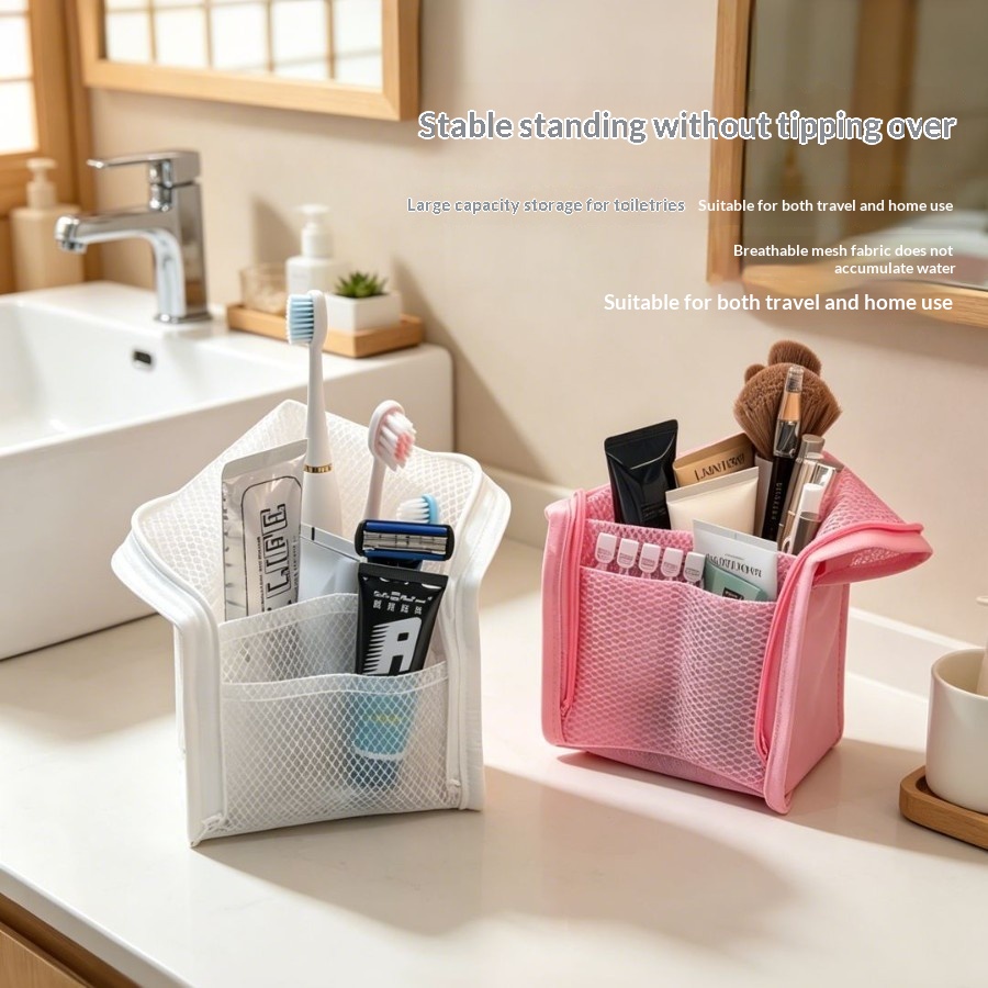 Travel Toiletry Bag, Vertical Storage Pouch