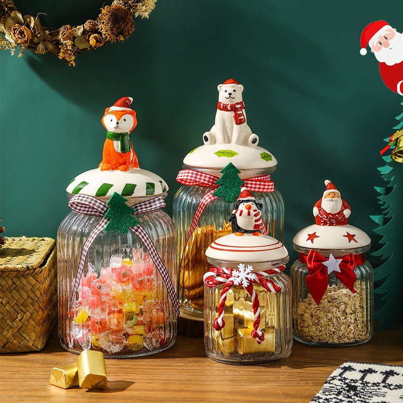 Candy sealed jar snack storage box storage jar biscuit nut