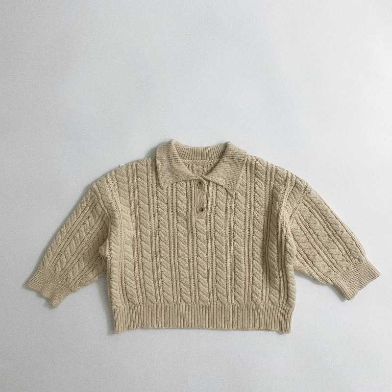 Children's Fried Dough Twists Knitting Sweater
