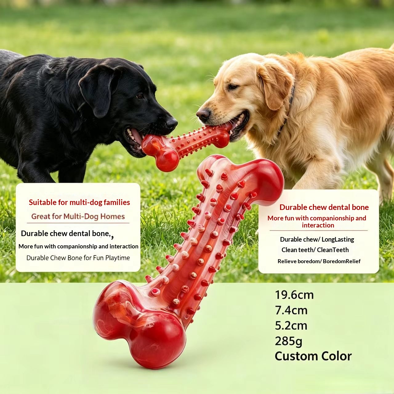 Chewing Toothbrush ToySimulated Dog Bone For Large detail photo 11
