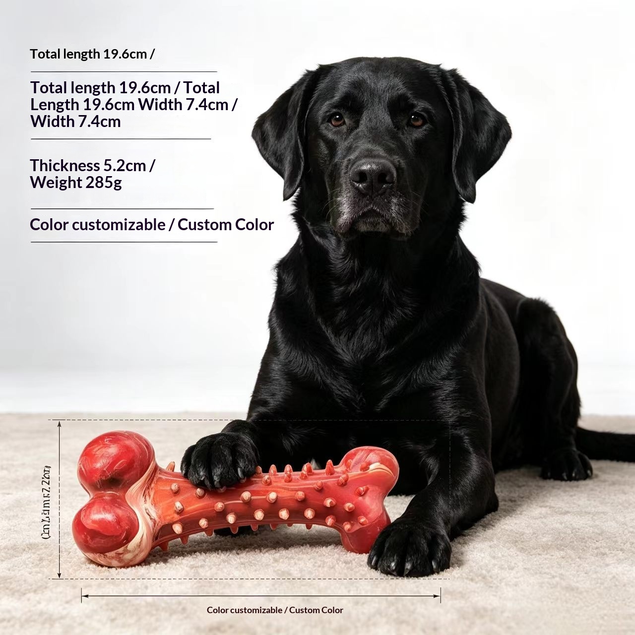 Chewing Toothbrush ToySimulated Dog Bone For Large detail photo 8