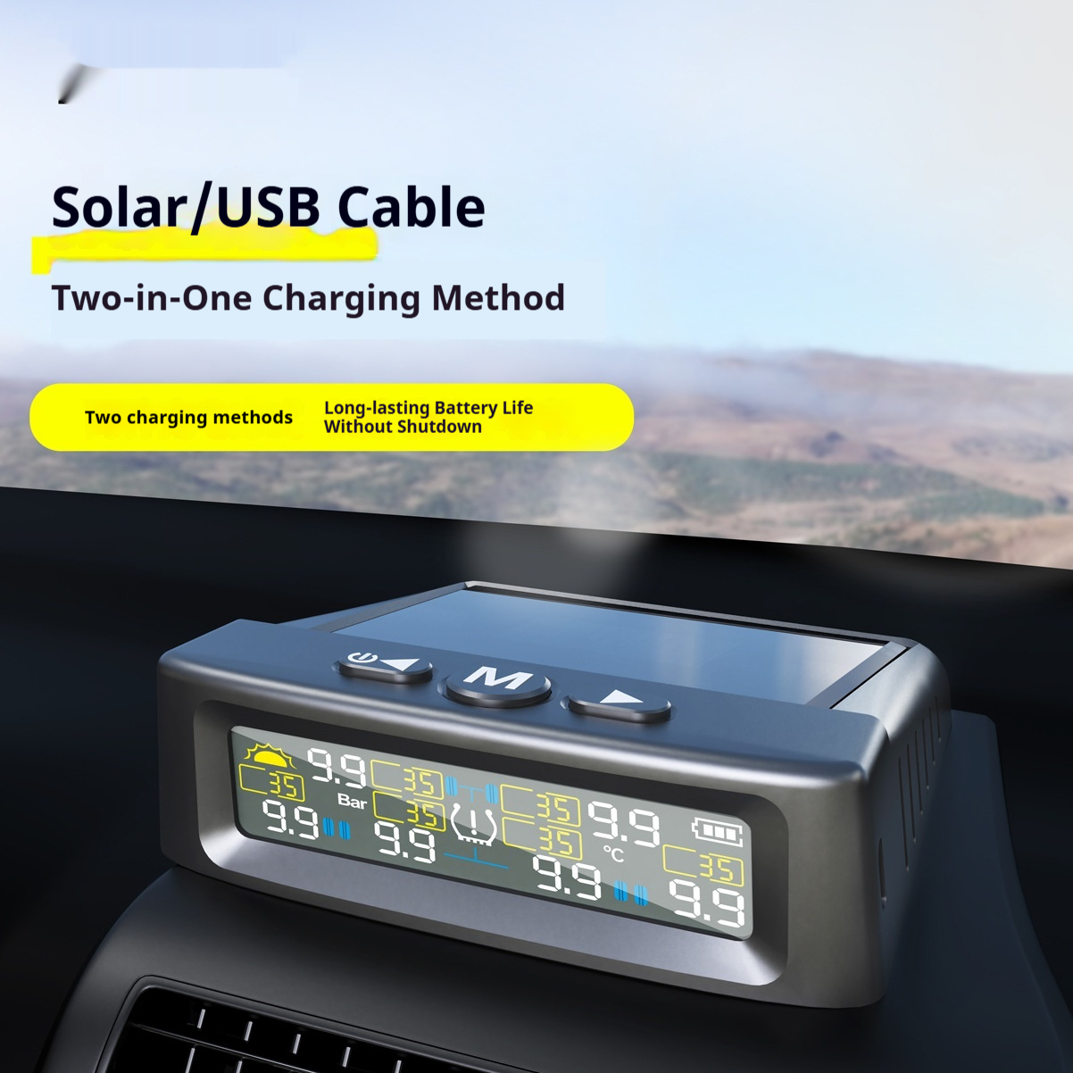 T12-6 Tire Pressure Monitoring System TPMS For RV Tires