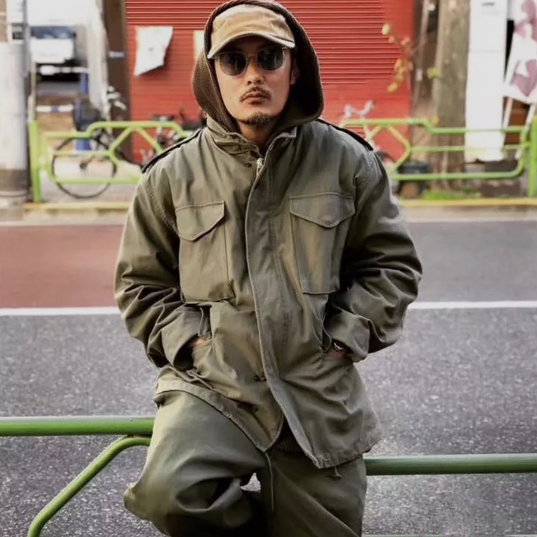 Men's Loose-fit American-style Vintage Work Jacket