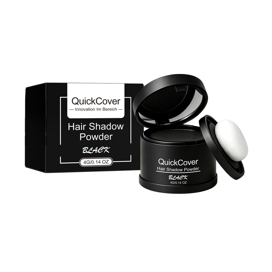Hairline Covered With Touch-up Powder