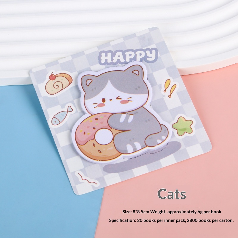 INS-style Cartoon-shaped Sticky Notes