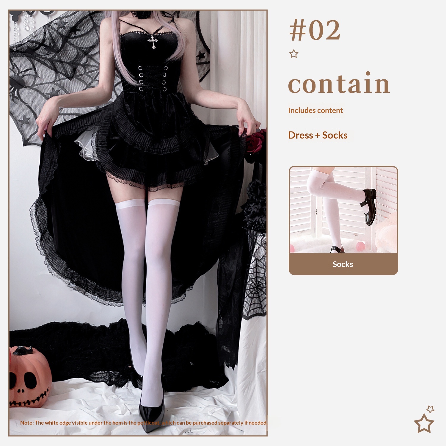 Color: Black, Size: XL- Dress Socks, Style:  - Halloween Women's Dress Performance Costume