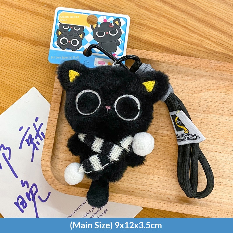 Cute Doll Bag Charm All-match Lanyard And Keychain