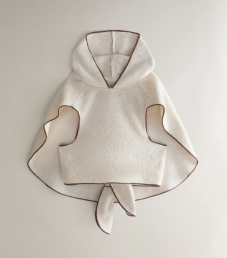 European-style Cotton Hooded Design Adjustable Belt Dog Cat Bathrobe detail photo 2