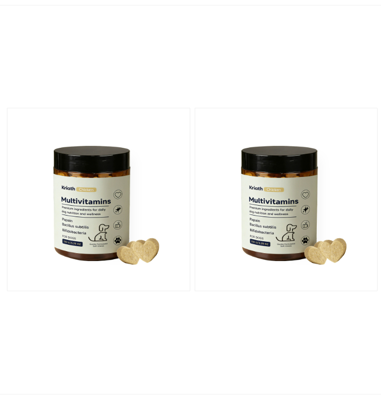 Dog Multivitamin Chewable Tablets - Dog Multivitamin Chewable Tablets 150g 2 bottle