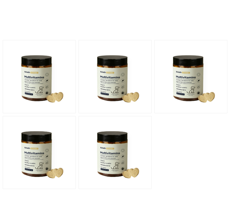 Dog Multivitamin Chewable Tablets - Dog Multivitamin Chewable Tablets 150g 5 bottle