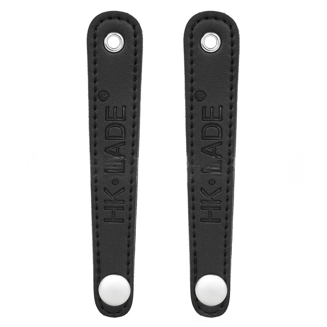 Universal leather accordion buckle component