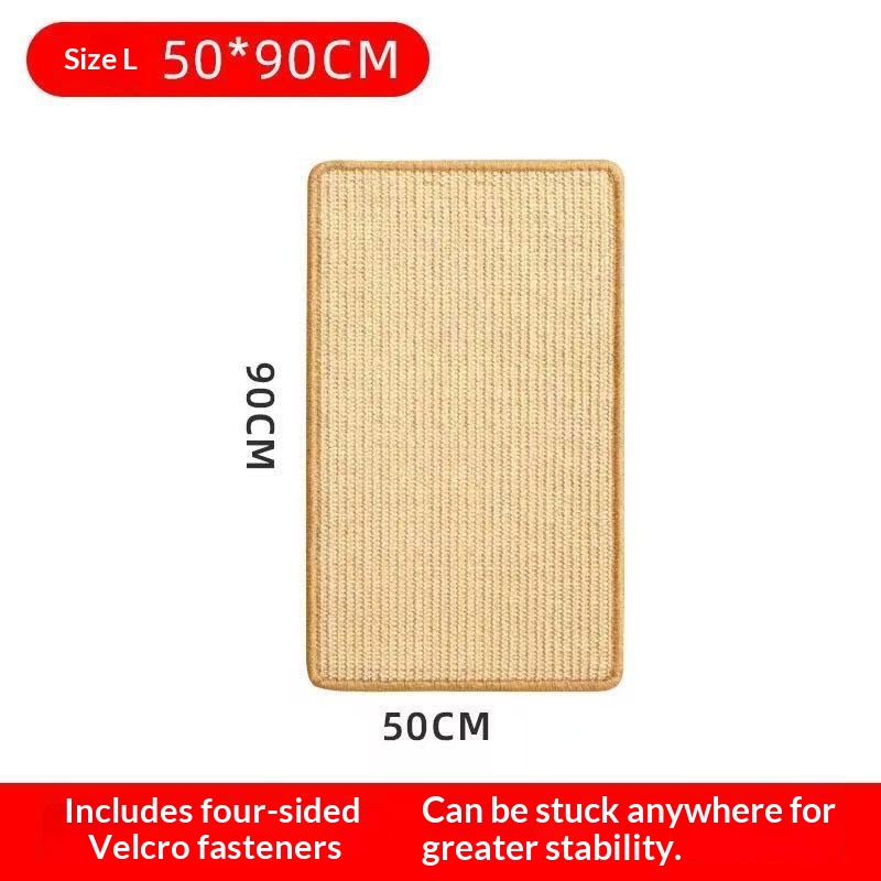 Sisal Cat Scratching Board, Cat Scratching Padno Shedding - Sisal Cat Scratching Board, Cat Scratching Padno Shedding 50x90cm Primary Color