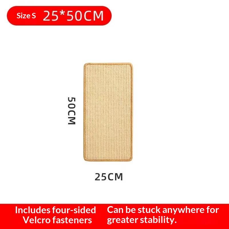 Sisal Cat Scratching Board, Cat Scratching Padno Shedding - Sisal Cat Scratching Board, Cat Scratching Padno Shedding 25x50cm Primary Color