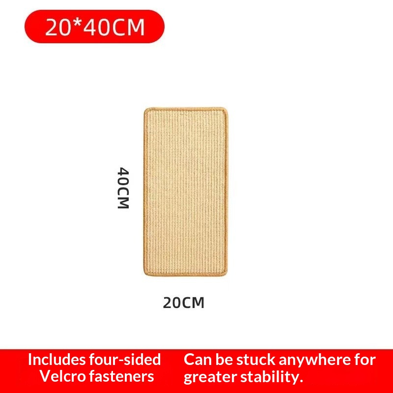 Sisal Cat Scratching Board, Cat Scratching Padno Shedding - Sisal Cat Scratching Board, Cat Scratching Padno Shedding 20x40cm Primary Color