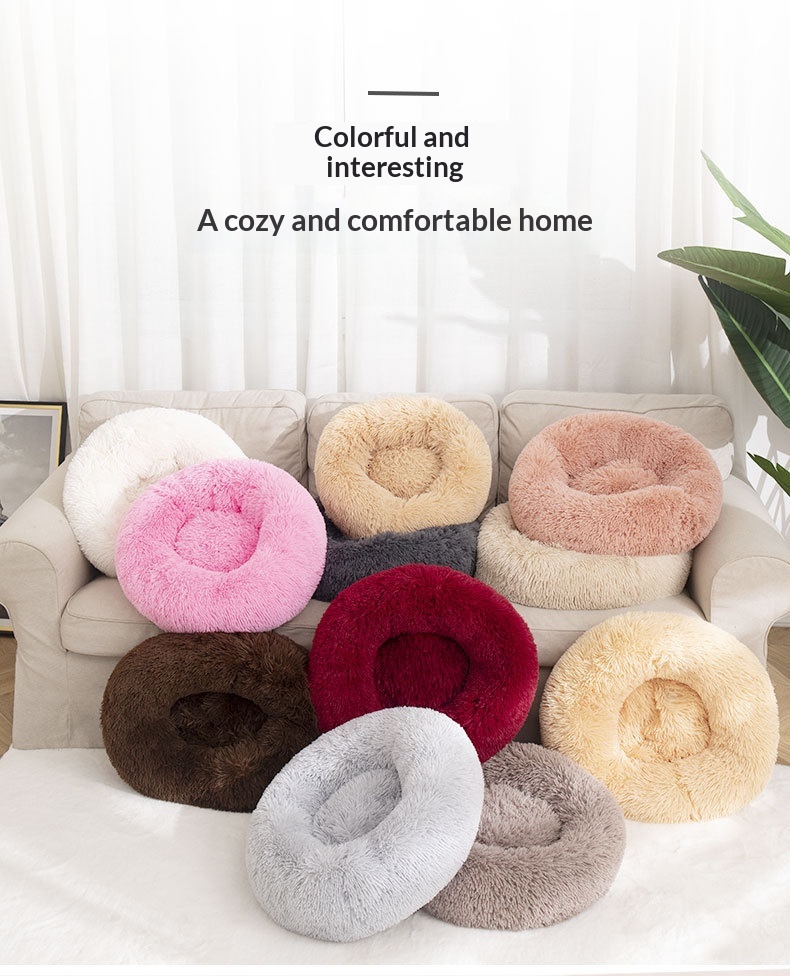 Removable And Washable Dog Bed, Detachable Cat Bed, Made Of Long-pile Plush detail photo 9