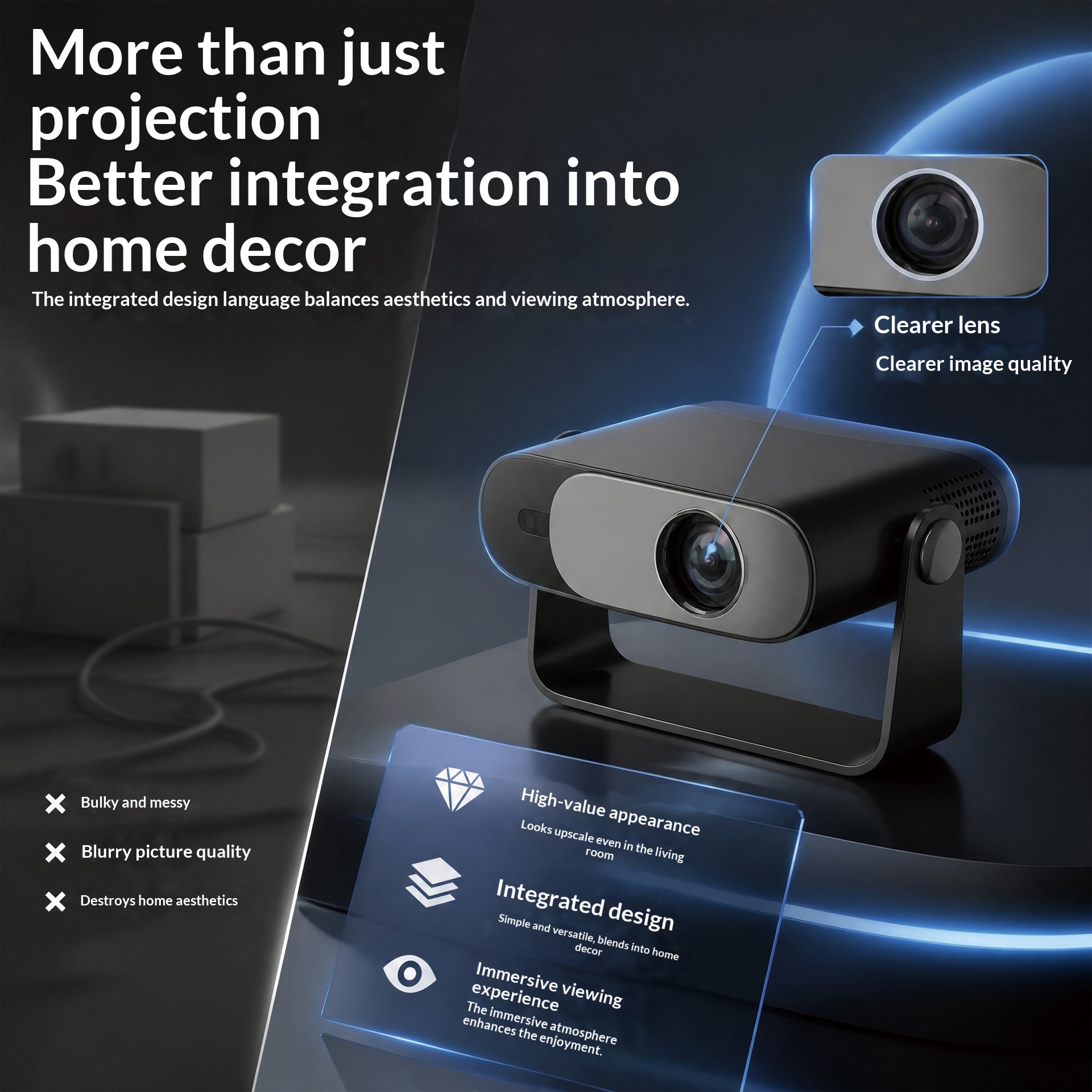 Home Theater Office Portable Projector