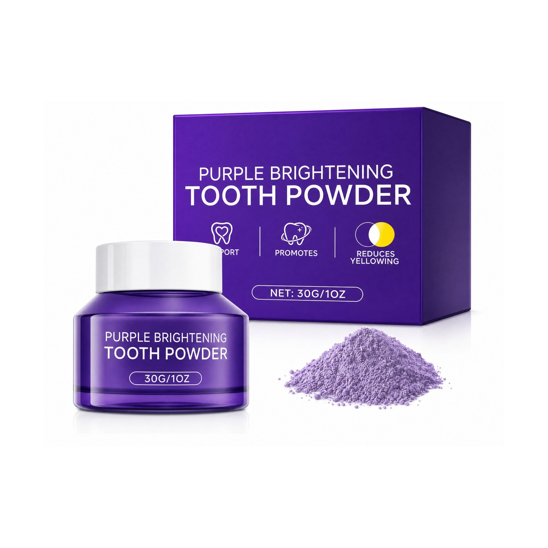 Purple Mint Tooth Powder