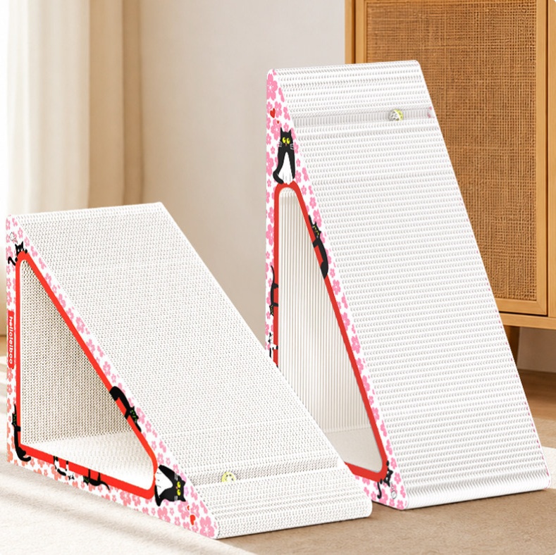 White Cardboard Cat Scratch Board Wear-resistant And Does Not Shed Fibers