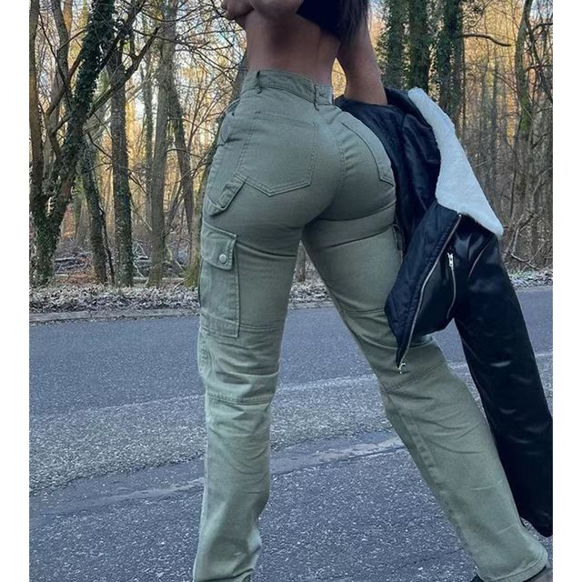 High Quality European And American New Hip Pants With High Waist