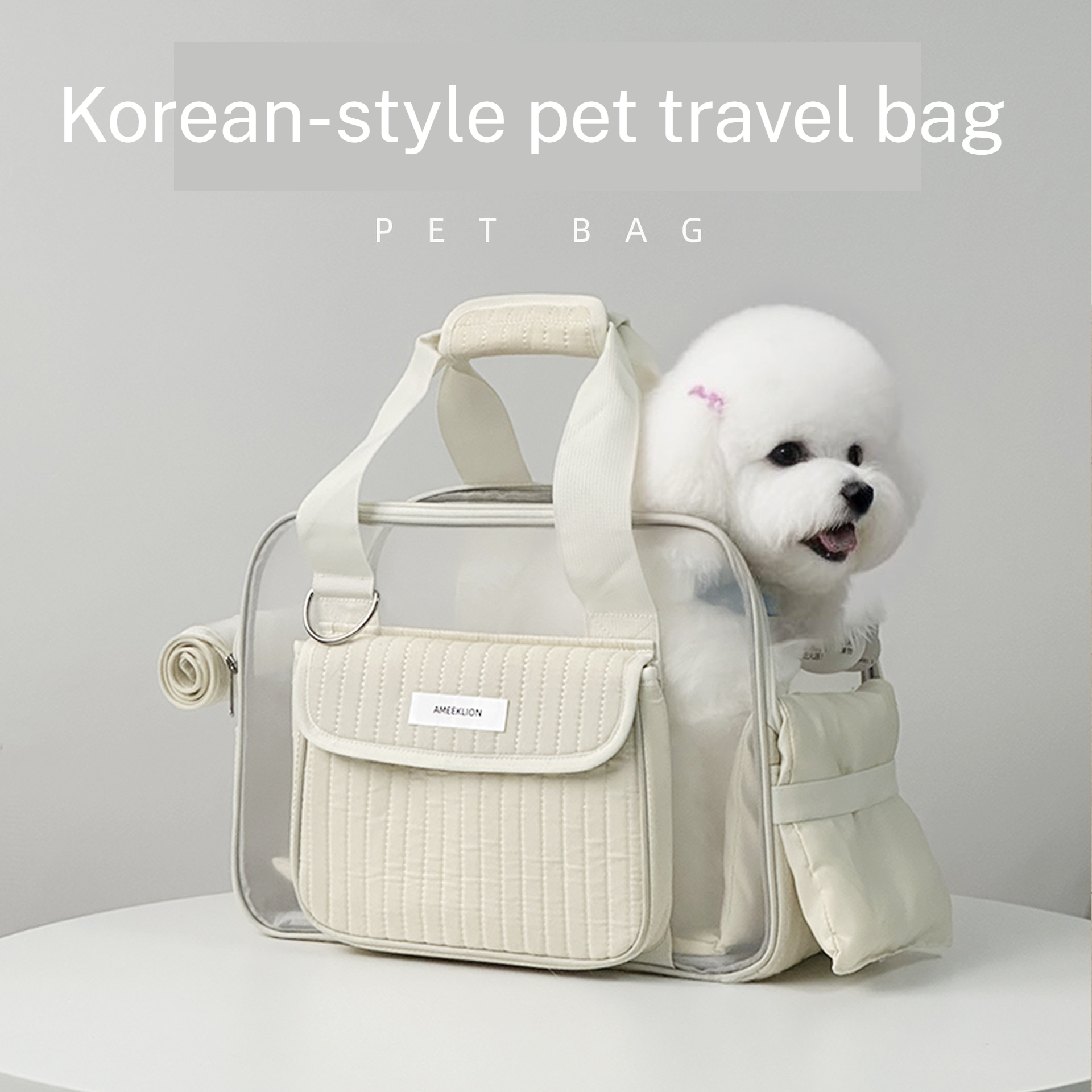 Cute Fashionable And Simple Breathable Pet Carrier For Cats And Dogs