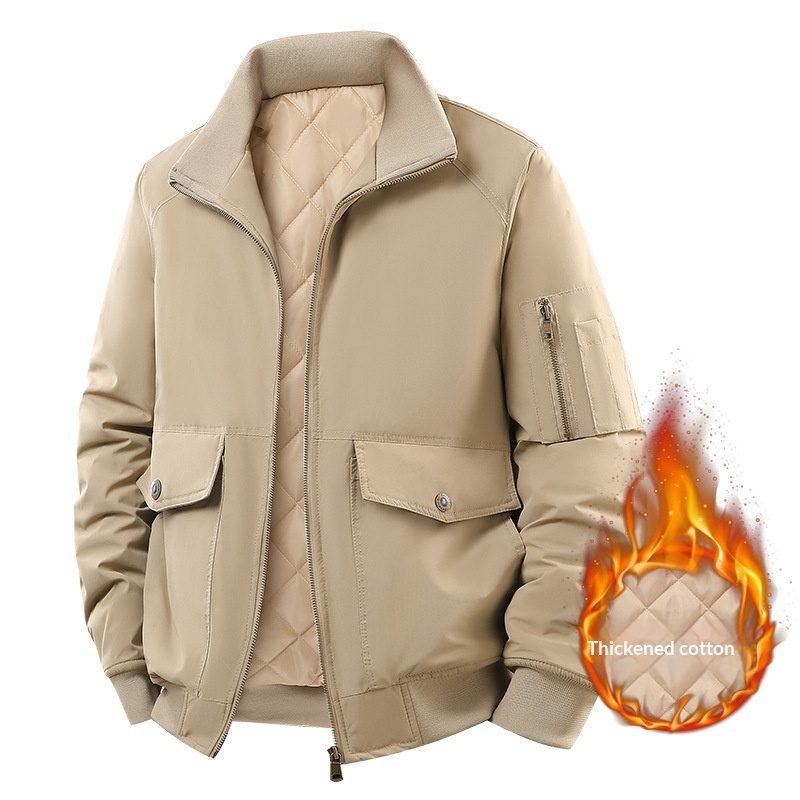 Stand-Collar Padded Jacket, picture 5 of 10