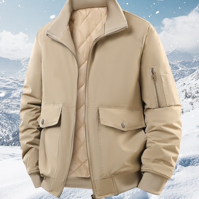 Stand-Collar Padded Jacket, picture 2 of 10