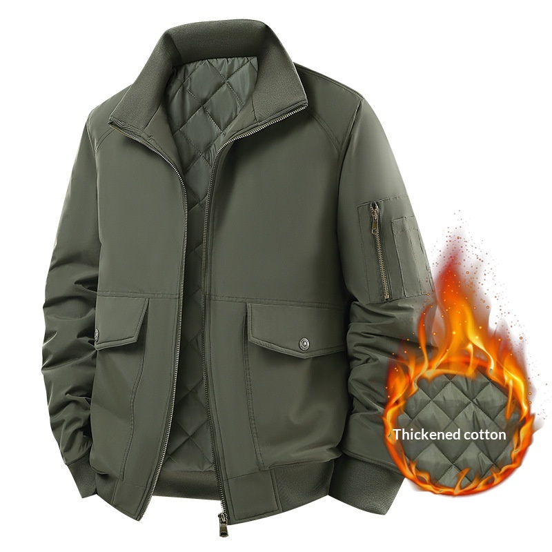 Stand-Collar Padded Jacket, picture 7 of 10
