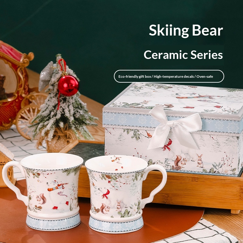 Ceramic Mug Gift Set For Home Use