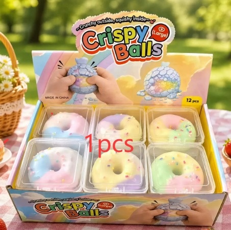 Popular Sweet Donut Crispy Pinch, Cute Cartoon, Reduce Stress