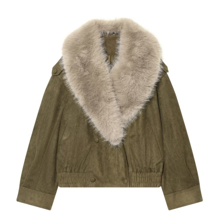 AutumnWinter Thickened Faux Fur Velvet Jacket Coat