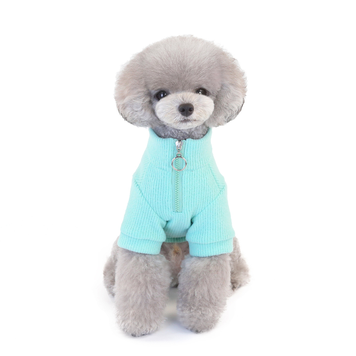Pet Clothing Dog Zip-up Sweater detail photo 12