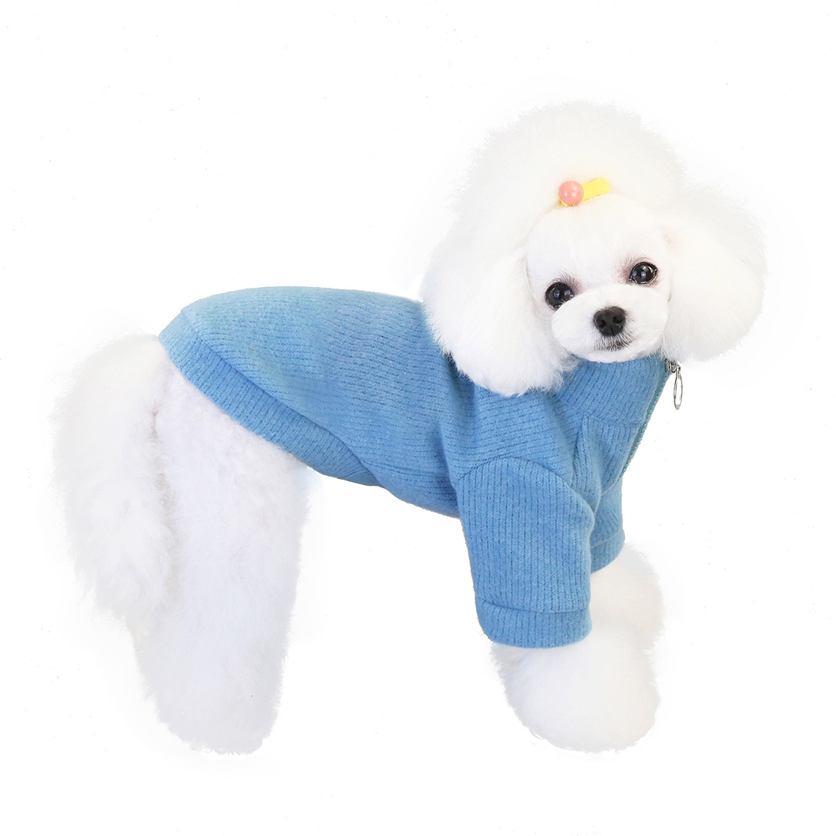 Pet Clothing Dog Zip-up Sweater detail photo 5