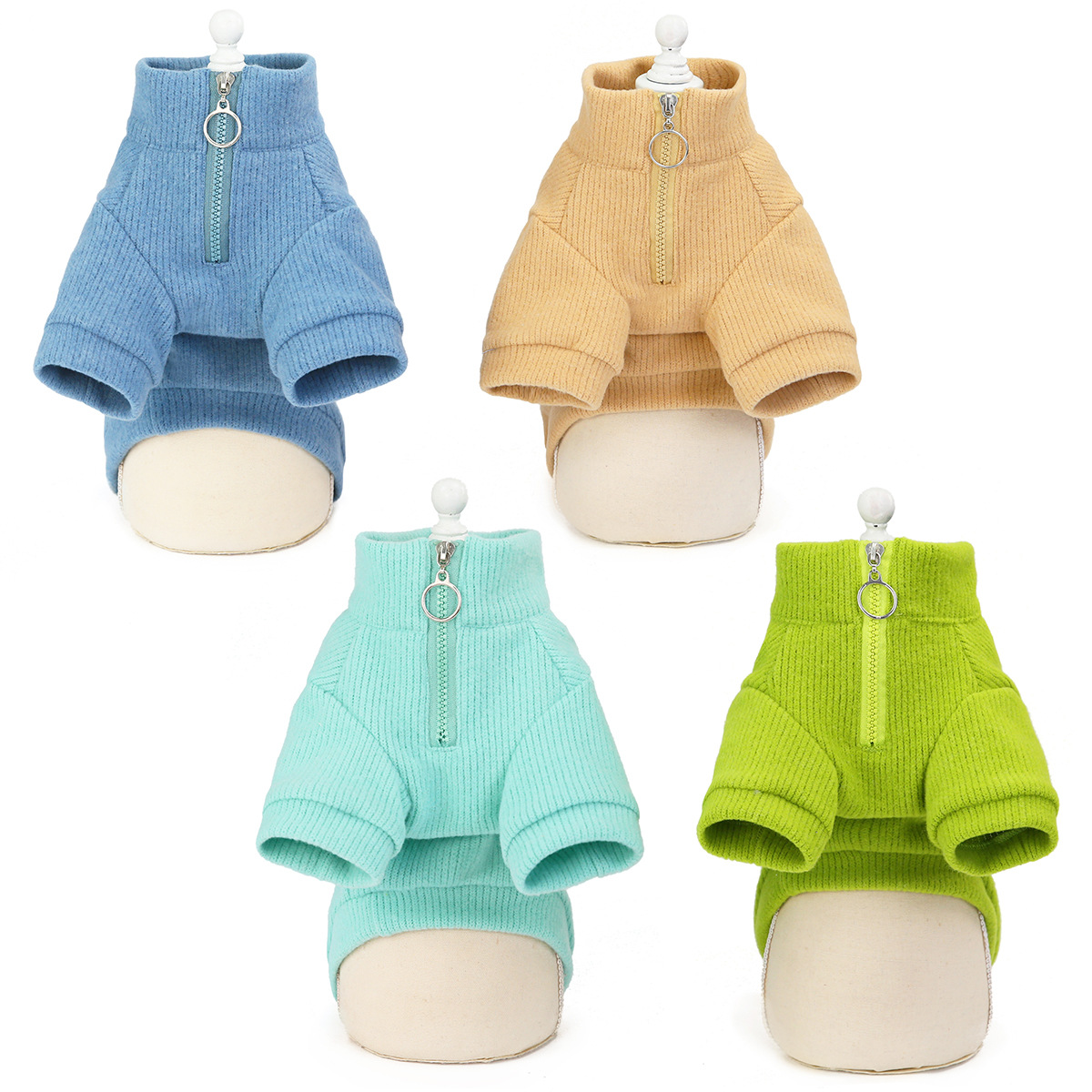 Pet Clothing Dog Zip-up Sweater detail photo 17