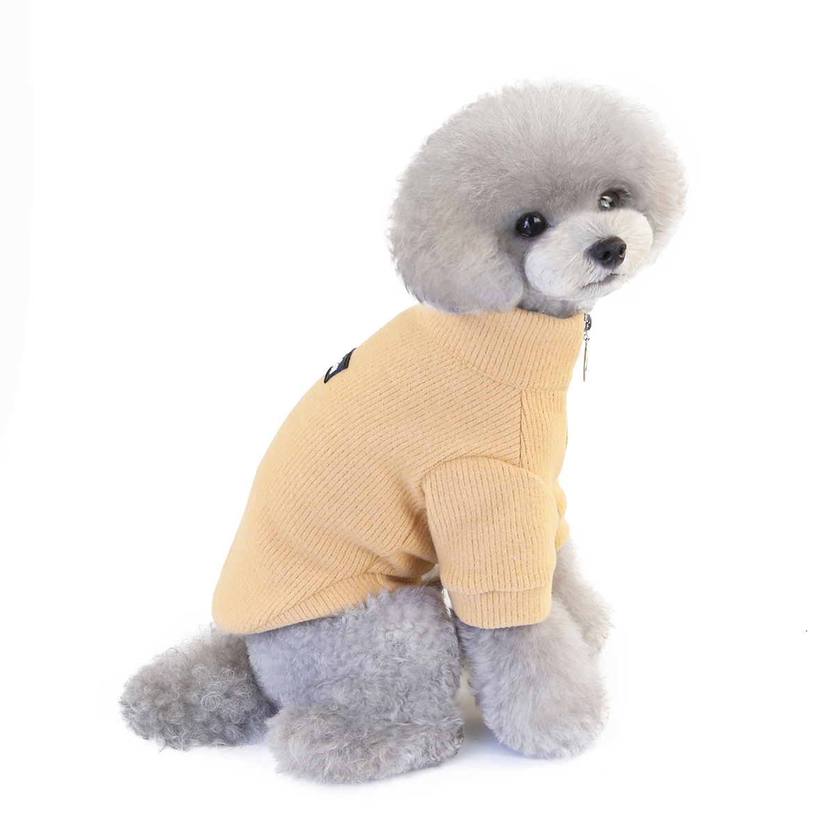 Pet Clothing Dog Zip-up Sweater detail photo 8