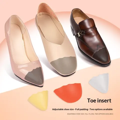 Round-toe Pointed-toe Half-inch Heel Shoe Toe Pads