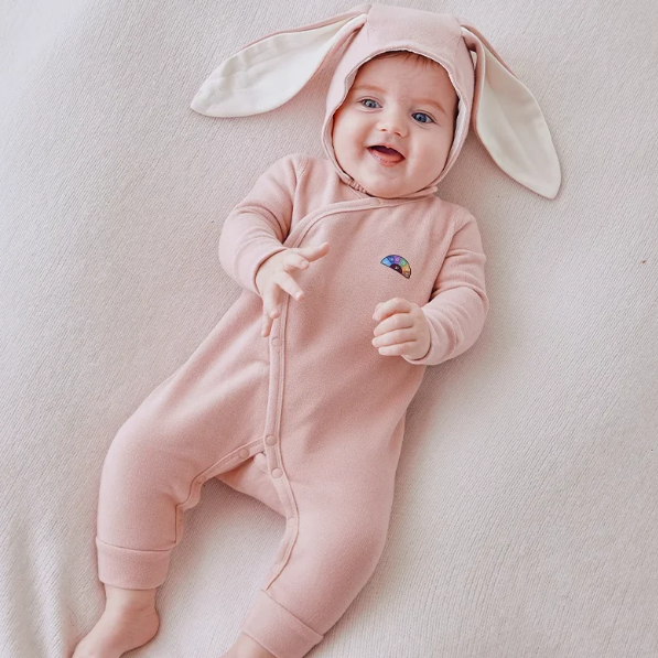 Heat-retaining Baby Onesie Outfit One-month Milestone Warm Underwear