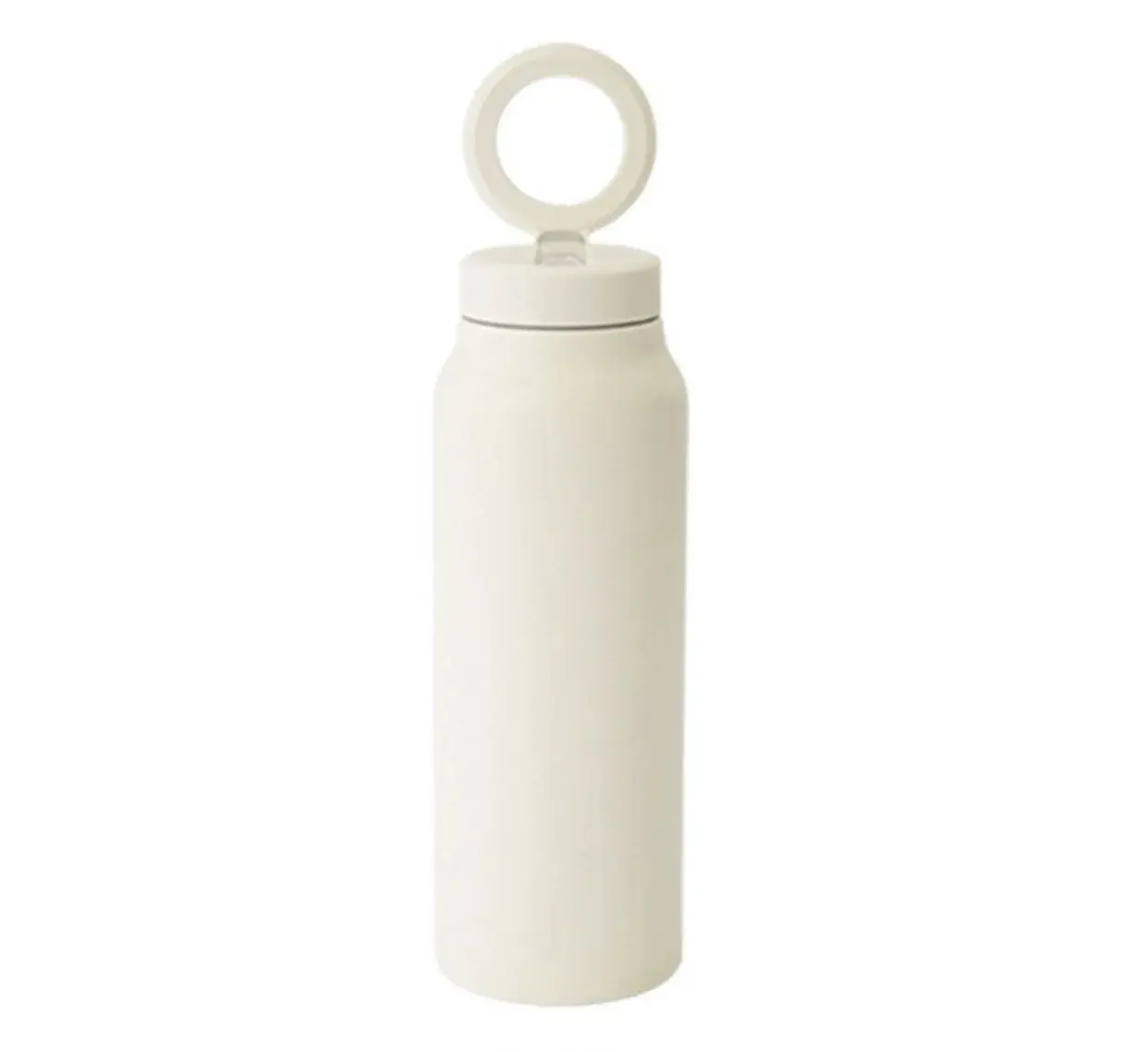 304 Stainless Steel Vacuum Cup Creative Magnetic Water Cup Insulated Sports Water Bottle With Straw Outdoor Insulated Water Mug With Magnetic Phone Holder