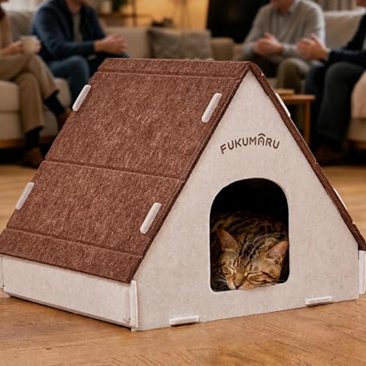 Cat Bed, Felt Pet Bed, New-style Small House Cat Bed, Tent detail photo 13